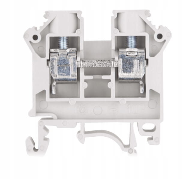 Złączka szynowa ZUG na szynę TH35 10mm szara